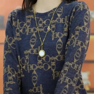 一鸿阁棉T优先抢秋冬新款薄绒保暖打底花纹男士厚T恤