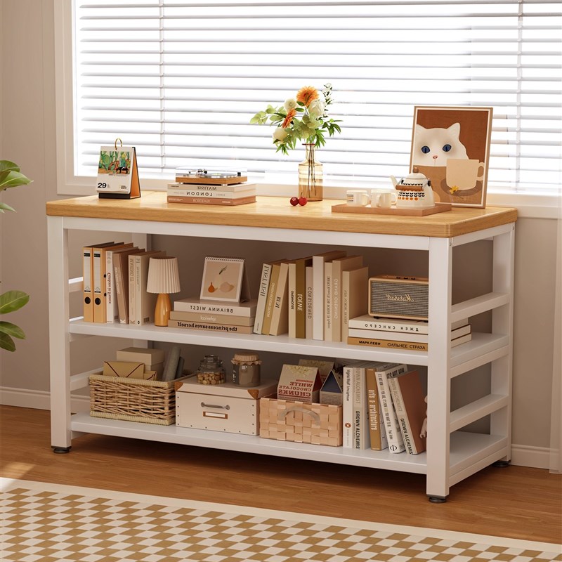 办公室落b地多层打印机置物架书架多功能展示架简易靠桌文件收纳