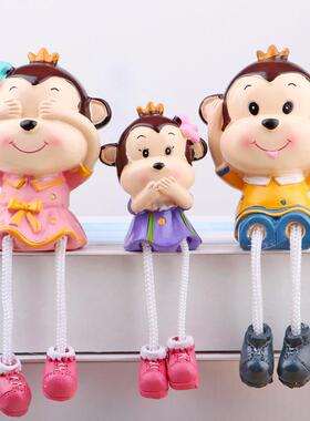 百年好合婚庆结婚礼品摆件吊脚娃娃装饰品迷你家居小摆设创意现代