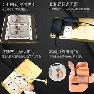 全铜防水隐形地插地面地插座纯平五孔隐藏式地板插座面板