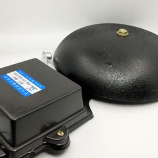 长城电声 拷棒外击式铸铁电铃SHF-8寸200MM无火花工厂学校单位用