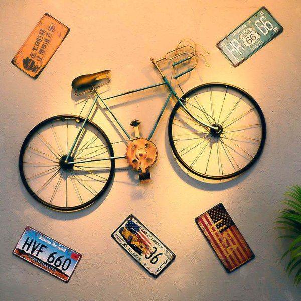 复古工业风铁艺壁挂自行车挂件酒吧烧烤店餐厅墙面创意墙上装饰品,家居饰品,壁饰,淘宝优惠券,粉丝福利购,淘宝优惠卷