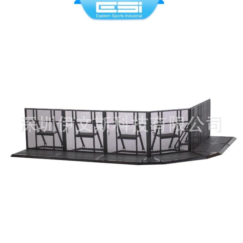 防爆围栏活动围栏黑色烤漆演唱会防暴栏防爆铁马防暴栏门