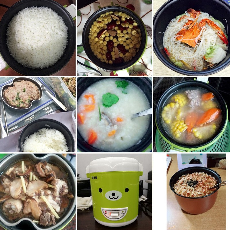 优雪 CFXB10-200A小电饭煲1人-2人宿舍可爱单人型便携式迷你电饭