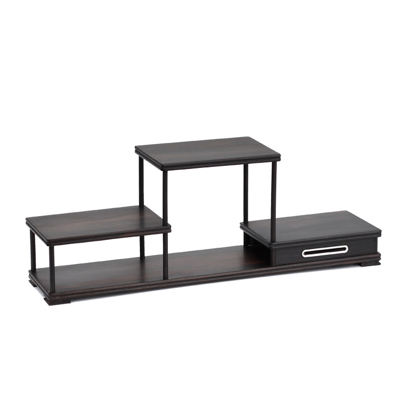 紫光檀博古架 黑檀茶壶架 紫光檀饰品摆架奇石玉器底座 盆景架,家居饰品,木雕,淘宝优惠券,粉丝福利购,淘宝优惠卷