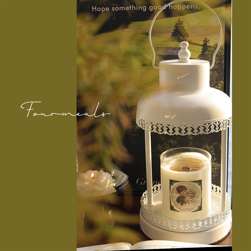 《美满幸福》法式融蜡灯高级感香薰蜡烛灯床头香氛床头氛围灯小众