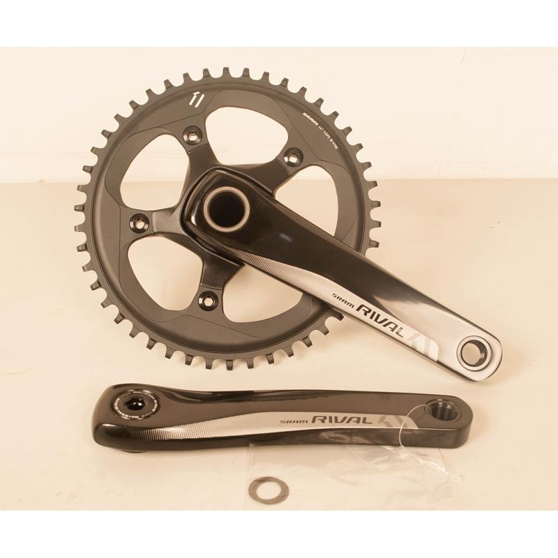 sram rival 1公路单盘11速牙盘gxp规格 170腿长 40424650T齿盘