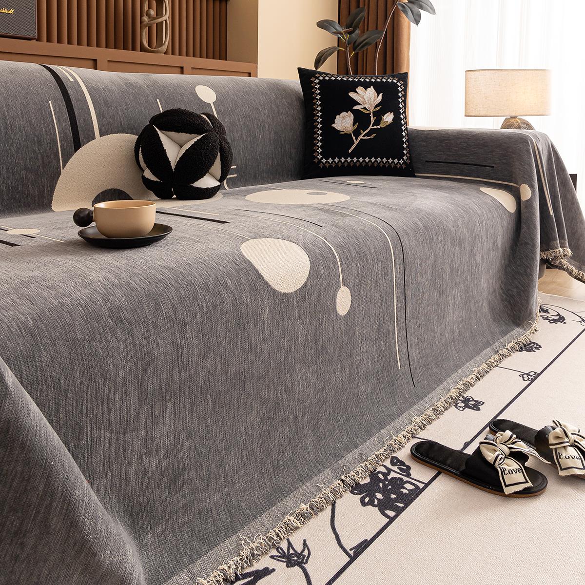 2025新款沙发盖布防滑轻奢高级感一整张全盖沙发巾沙发套罩沙发毯