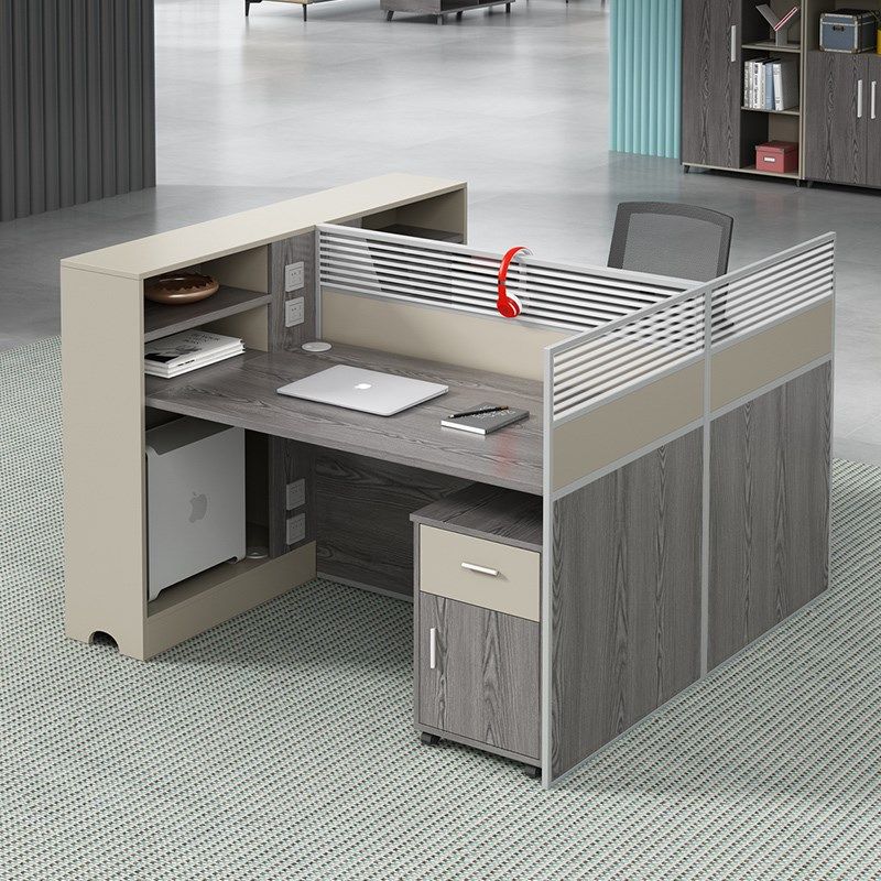 职员办公桌椅人四人六人创意工位员工办公室现代办公桌