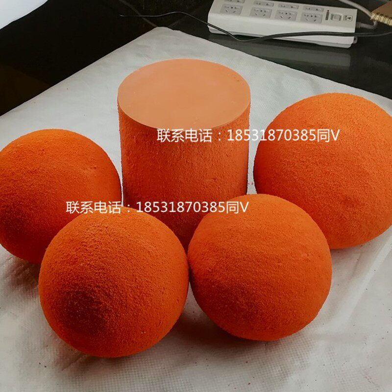 混凝土泵车 管道洗柱橡胶海棉柱 泵车洗球管用