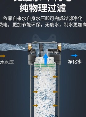净恩泉自来水入户前置农村水塔井水黄泥星超净水器