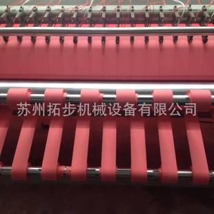 厂家直销床单布料热切分条机 色丁面料热切机 五美缎布料切边机