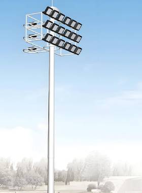 高杆灯12-15米 城市十字路口道路照明灯户外落地高杆灯高亮