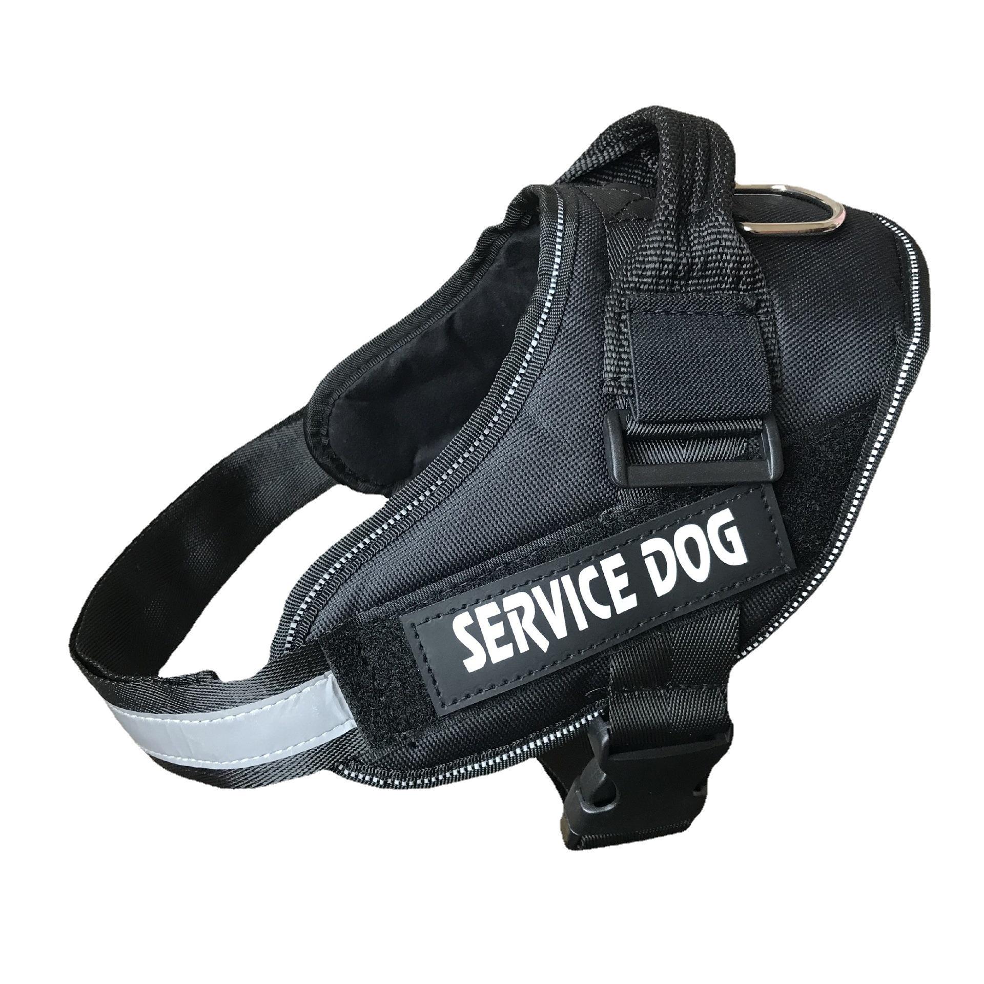 SERVICE DOG宠物带狗牵引绳大型犬金毛K9狗狗胸背带狗链子遛狗绳