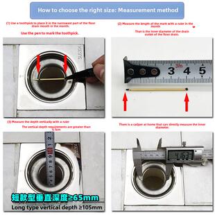 地漏防臭器卫生间下水道防臭芯厕所防反味不锈钢圆形盖子防虫三通