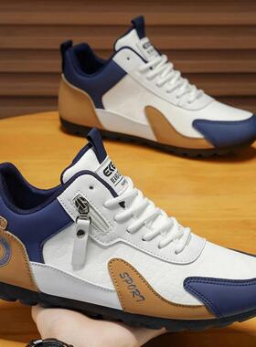 JAKE CAVO杰克卡沃斯啓锚点专卖男鞋舒适时尚百防滑跑步鞋阿甘鞋