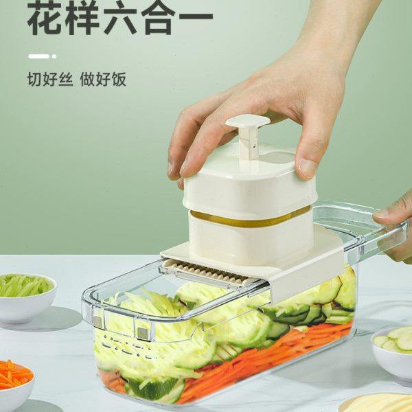 多功能切菜神器家用厨房萝卜黄瓜刨丝器削土豆切片机擦丝切花护手,厨房/烹饪用具,多功能切菜器,淘宝优惠券,粉丝福利购,淘宝优惠卷