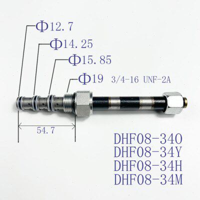 螺纹插装电磁换向阀三位四通DHF08-34系列