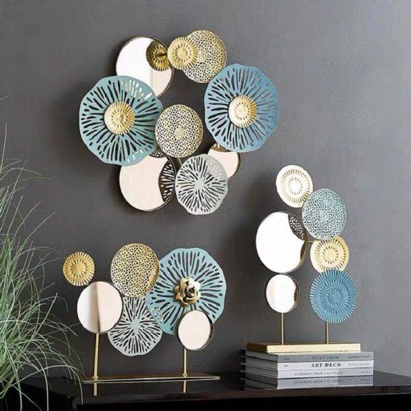 北欧轻奢墙面装饰品卧室客厅沙发背景墙壁饰挂件家居桌面铁艺摆件,家居饰品,壁饰,淘宝优惠券,粉丝福利购,淘宝优惠卷