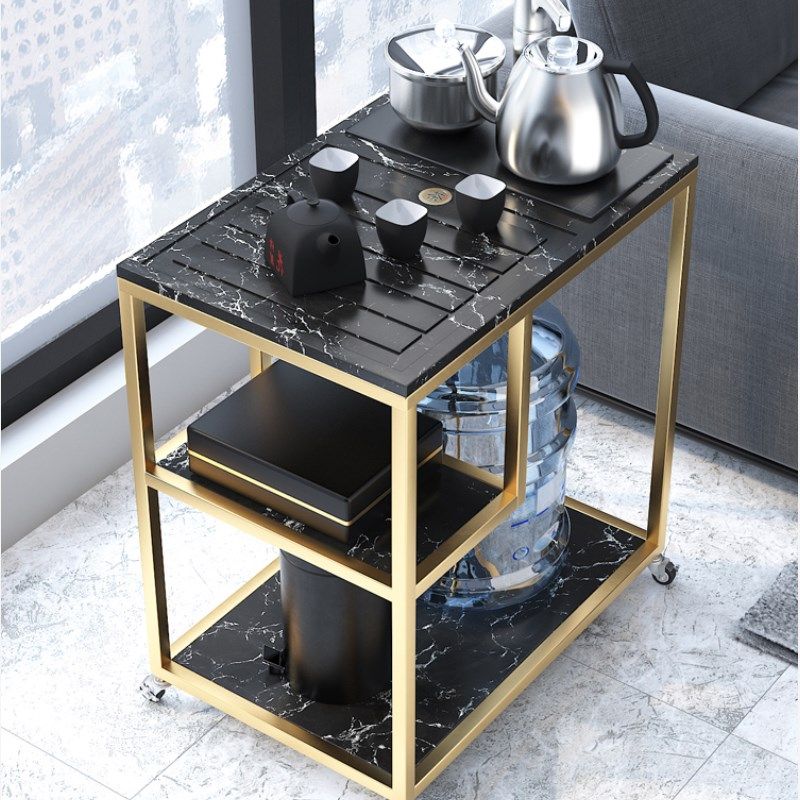 茶车多功能可移动小茶台家用轻奢功夫茶桌沙发边几泡茶餐厅茶艺桌