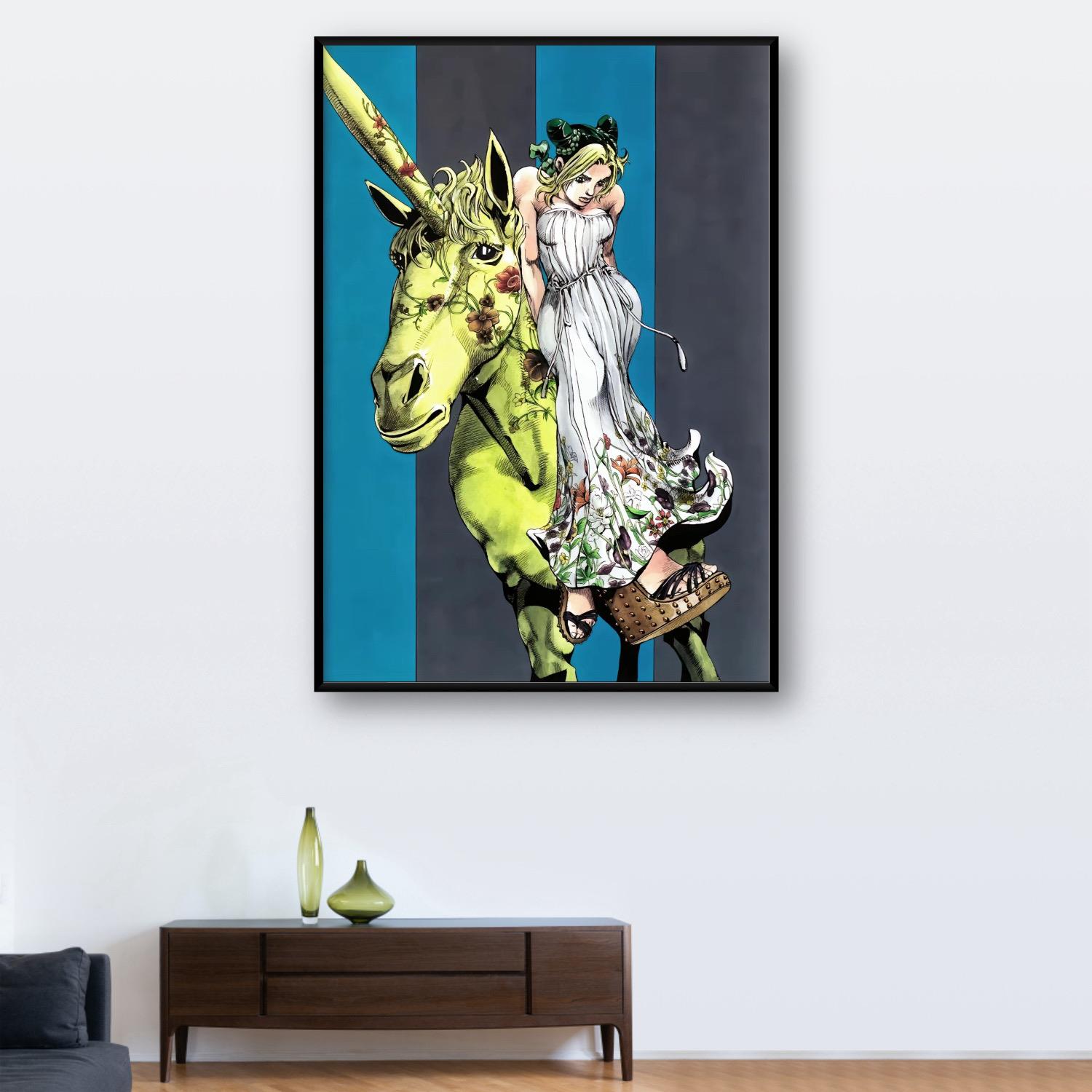 jojo的奇妙冒险周边装饰画漫画海报卧室挂画摆画版画壁画背景墙潮