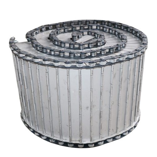 金属链板输送带链条式排屑机链板食品输送流水线铁板传送带