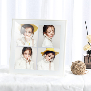 寸9宫格相框摆台洗照片做成相框照片打印相片定制相架宫格