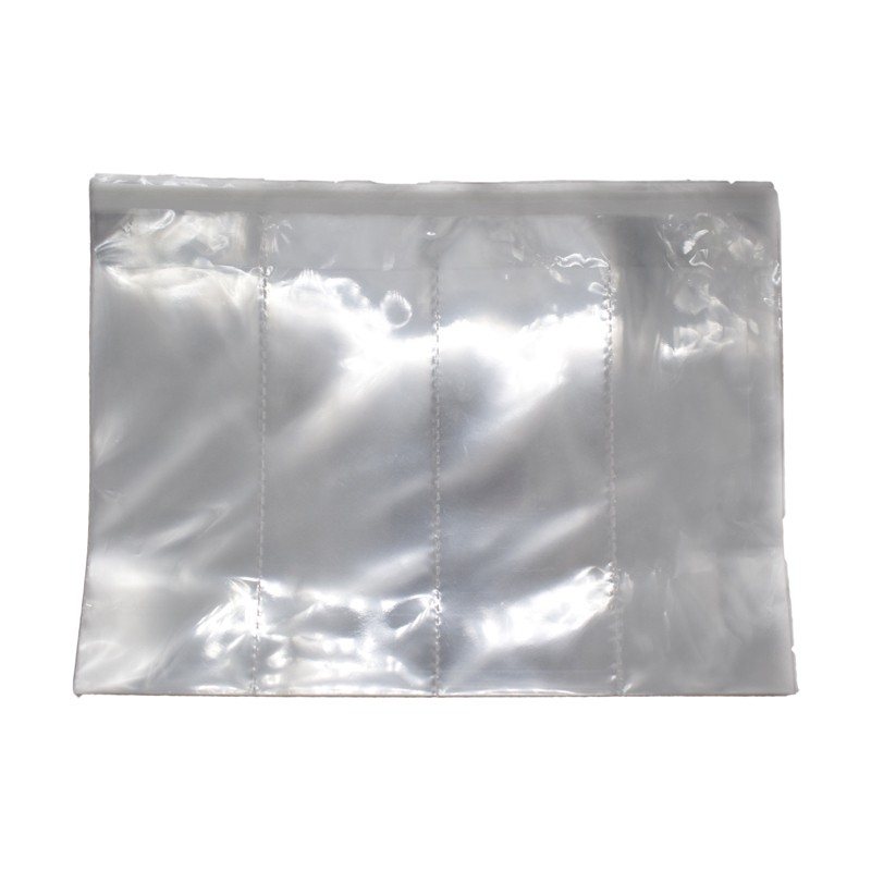 opp塑料自粘连体卡片胶袋四格十格定制多格袋个