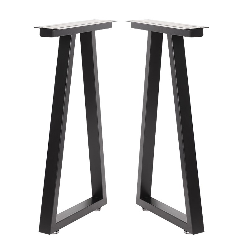 电脑桌子腿支撑架金属铁艺吧台办公桌书桌架大板腿脚桌脚支架