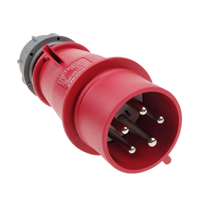 MNIEKNES欧标5芯防水工业插头 16A/32A检修插头 五孔航空插座380V