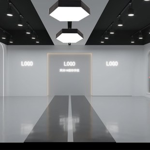 创意六边形吊灯街舞教室无频闪个性 顶灯 无影灯健身房模特教室个性