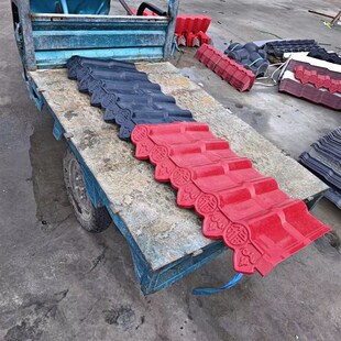 延长滴水檐仿古树脂瓦加长屋脊瓦一体瓦封檐板装饰加长滴水猫头瓦