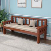 全实木长椅沙发椅小户型客厅阳台休闲靠背椅三长椅