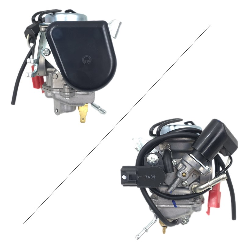 适用韵彩QS100T-A/B化油器丽彩QS125T-2B睿彩QS125T-4B国三化油器