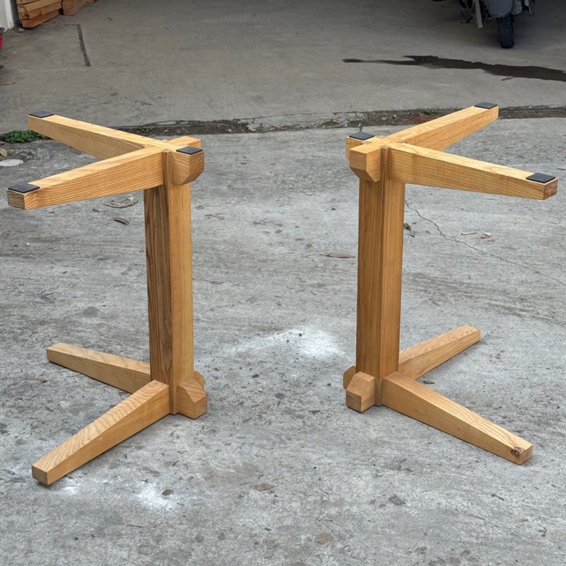 专拍】白蜡木自然边大板桌 *9*.,配白蜡木桌腿