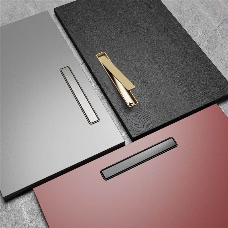 一字窄边按弹式口袋门拉手内嵌式推拉移门五金把手极简扣手,基础建材,隐形拉手,淘宝优惠券,粉丝福利购,淘宝优惠卷