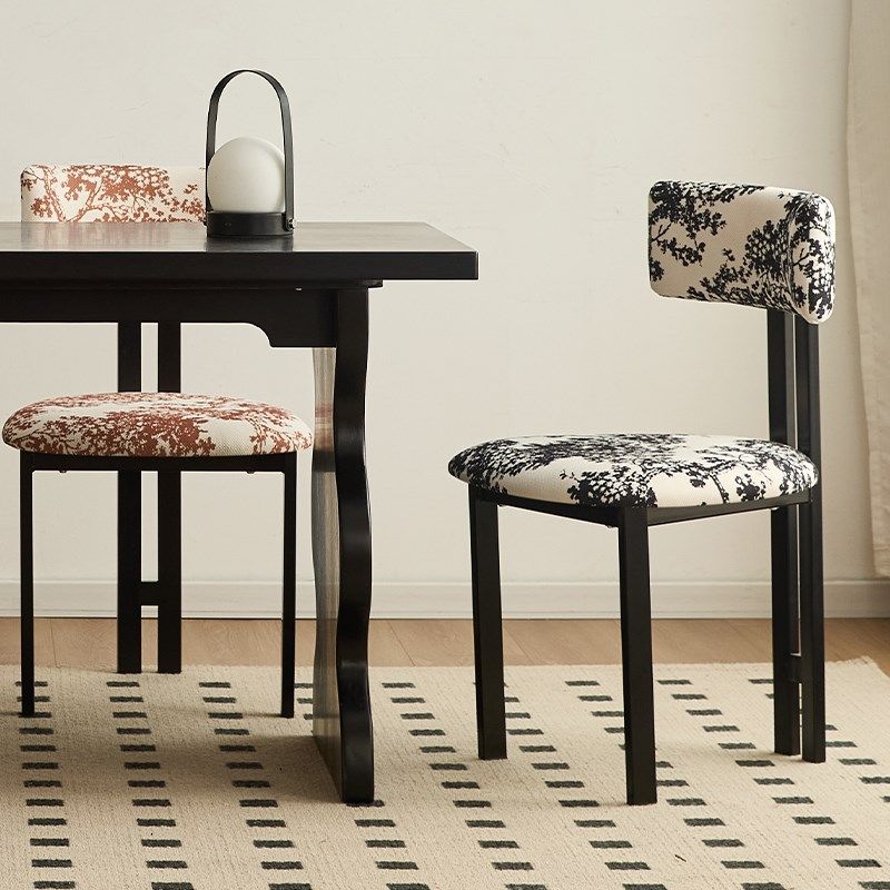 法式复古家用餐椅侘寂风卧室梳妆椅中古书桌咖啡厅餐桌椅,住宅家具,餐椅,淘宝优惠券,粉丝福利购,淘宝优惠卷