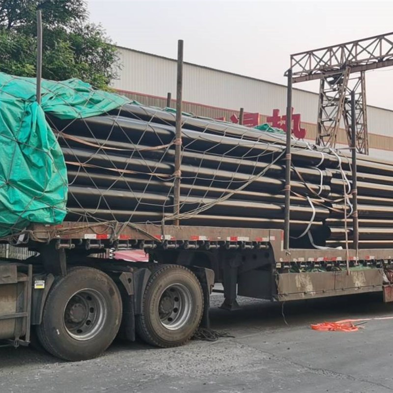 热浸塑钢管厂家DN200市政n-hap承插钢塑复合穿线内外涂塑钢管