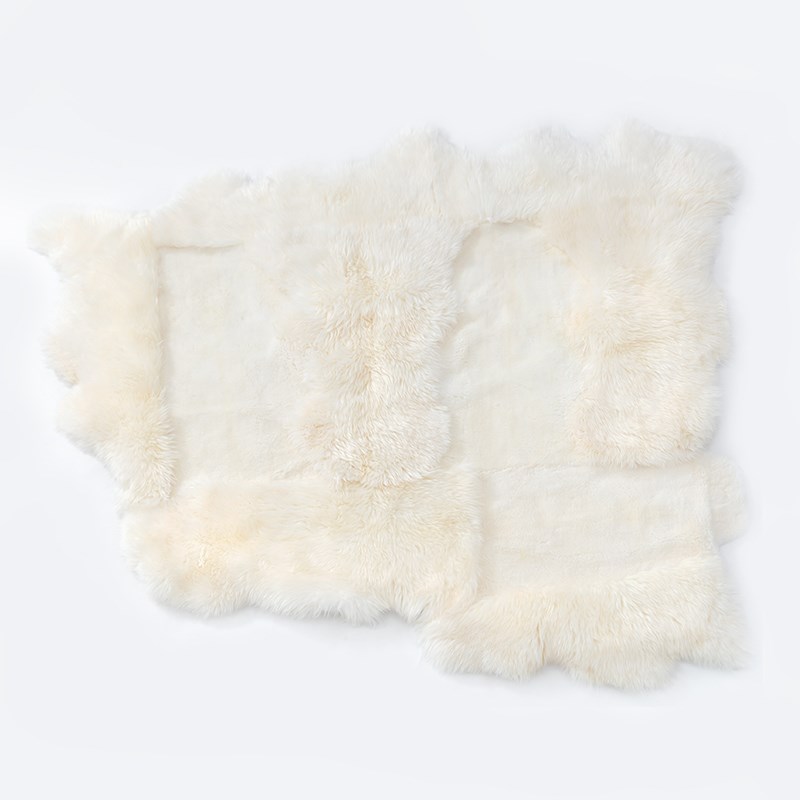 视觉味道客厅手工羊毛地毯飘窗沙发垫床边毯加厚整张羊皮定制