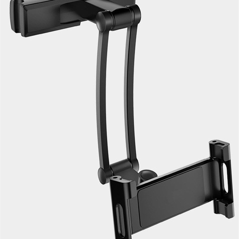 亿韬车载铝合金手机支架汽车后排平板支架后座椅伸缩平板电脑支架