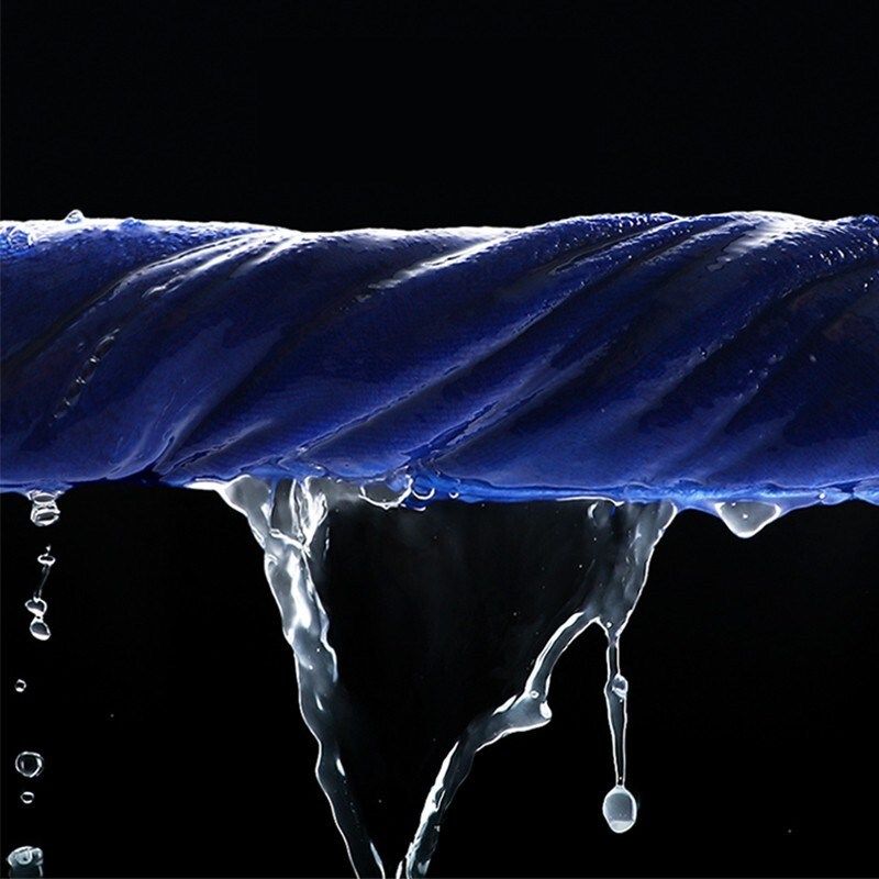 家用抹布厨房清洁用吸水擦桌布擦布不掉毛蓝色除尘家政保洁巾