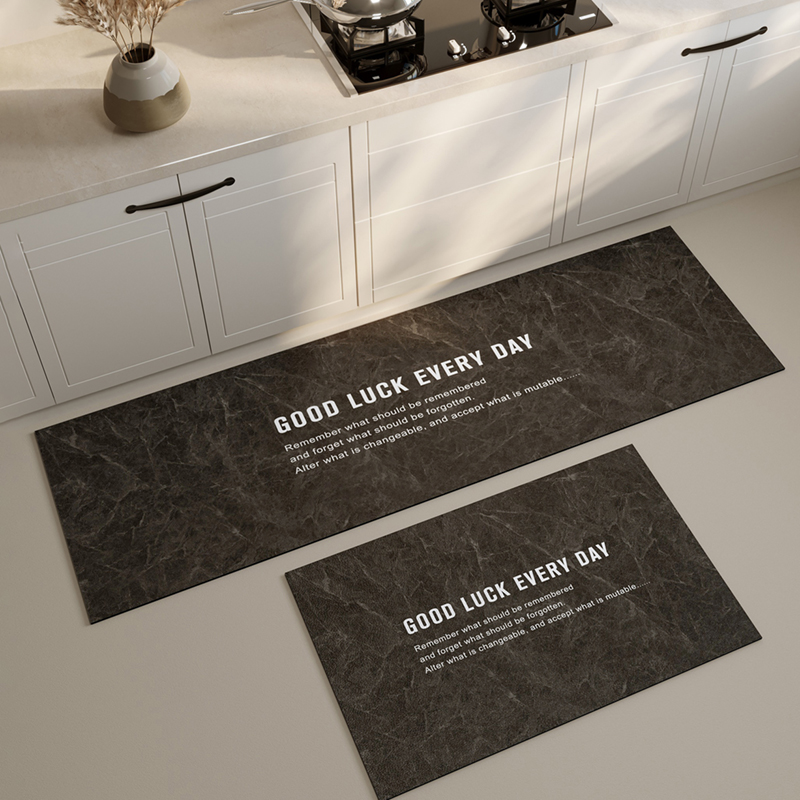 厨房硅藻泥软地垫防油可擦免洗家用长条防滑吸水脚垫耐脏防水垫子