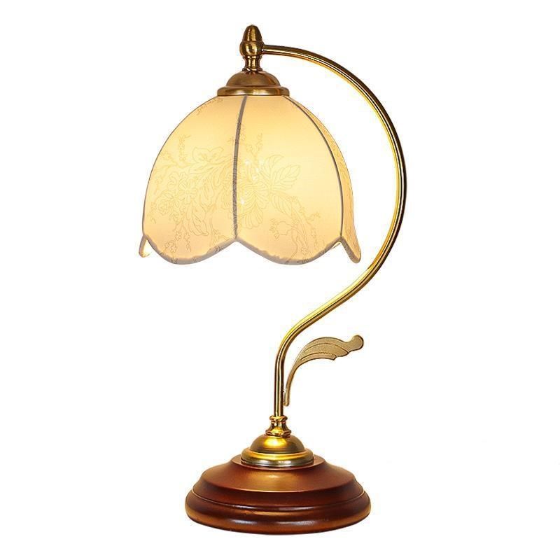 法式复古台灯创意高端主卧室床头灯美式中古高级感书房落地氛围灯