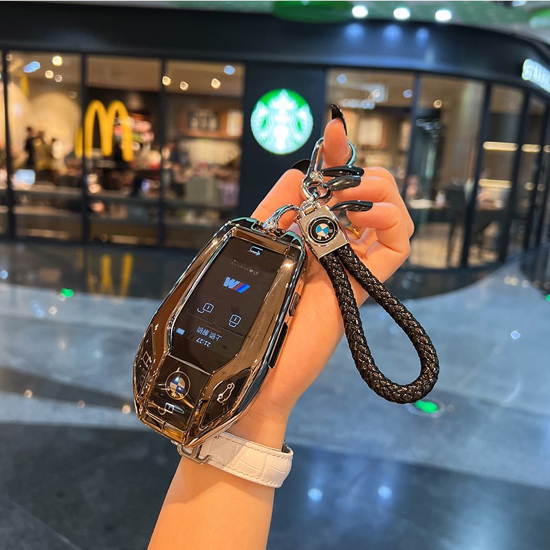 宝马液晶钥匙套新7系740 730li全包5系530le壳X5X7X6扣6系630gt包