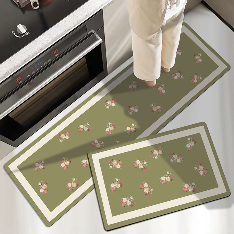 厨房地垫防滑防油污硅藻泥脚垫长条形地毯门垫耐用免洗可擦耐脏垫,居家布艺,厨房地垫,淘宝优惠券,粉丝福利购,淘宝优惠卷