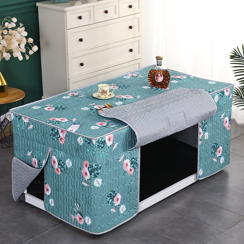 茶几桌罩加厚烤火桌子罩长方形烤火罩电暖炉罩套取暖桌罩电火罩套