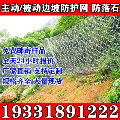 昊驰山体护坡网防落石拦截网