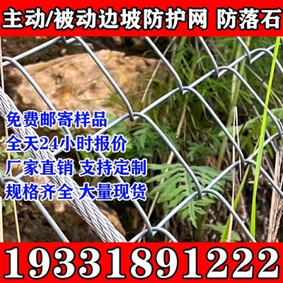 昊驰山体护坡网防落石拦截网