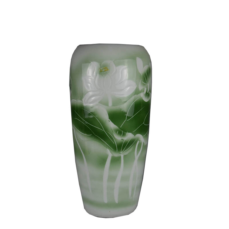 插富贵竹水养培陶鲜干花家居陶瓷小新客厅花瓶子