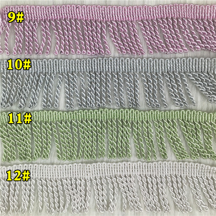 窗帘沙发花边5厘米扭排花边麻花绳排花边沙发靠垫抱枕装饰